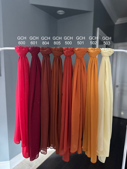 Glitter Chiffon Hijab